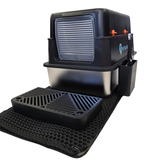 PetSouks Stainless Steel Cat Litter Box — Complete Setup